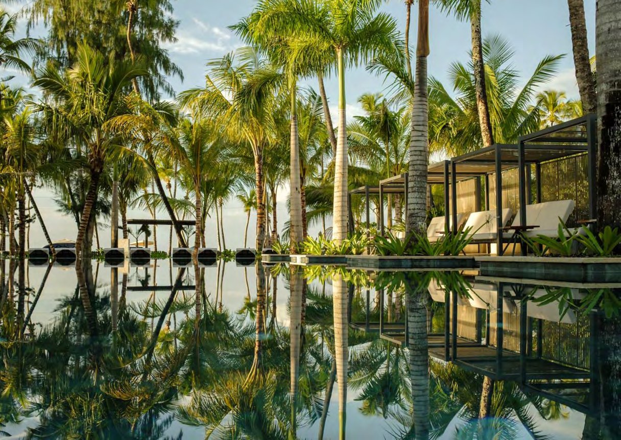 Donoma Las Terrenas — pool reflection
